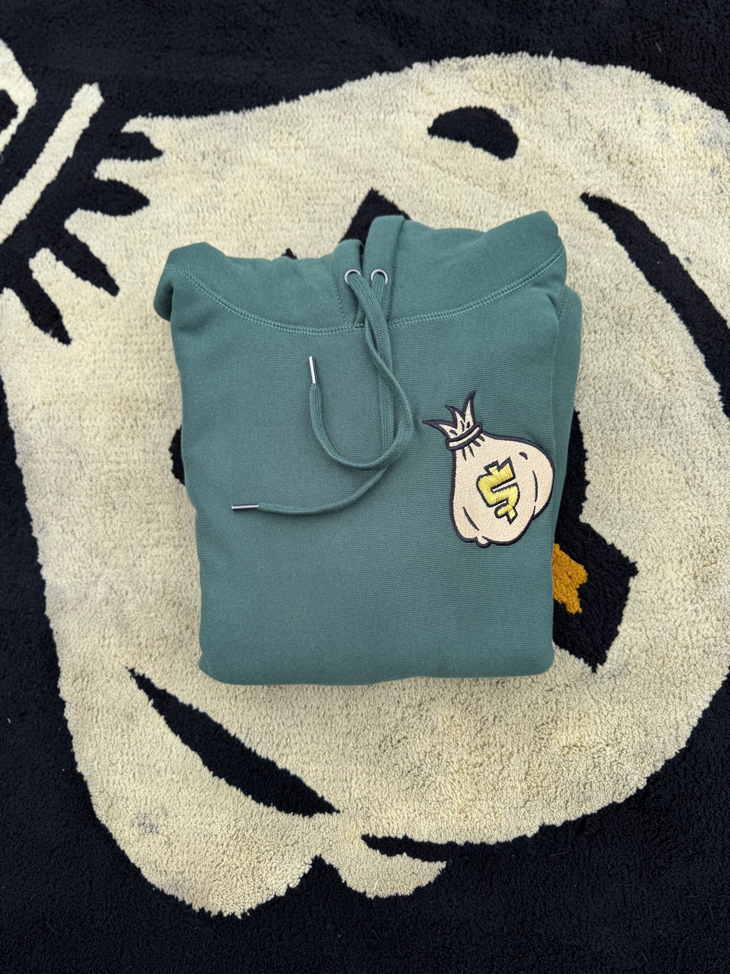 GREEN MONEY BAG HOODY